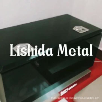 Caja de herramientas de cuerpo de metal vacío negro para camión ute